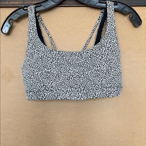 Athleta Black and White Sports Bra